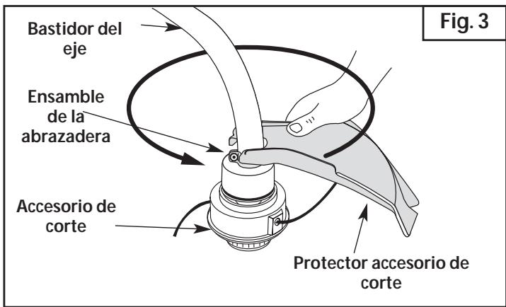 MTD BL50 - INSTALACION DEL PROTECTOR ACCESORIO DE CORTE - 2