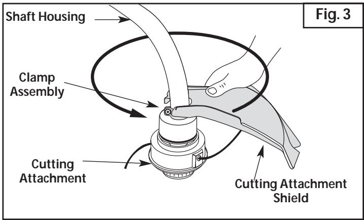 MTD BL50 - INSTALLING THE CUTTING SHIELD - 2