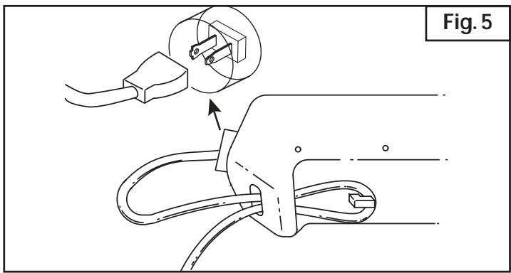 MTD BL50 - CONEXION DEL CORDON DE ENERGIA - 1