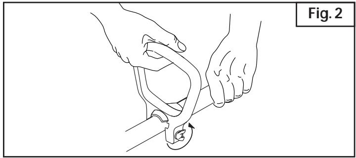 MTD BL50 - INSTALLING AND ADJUSTING THE D-HANDLE - 2
