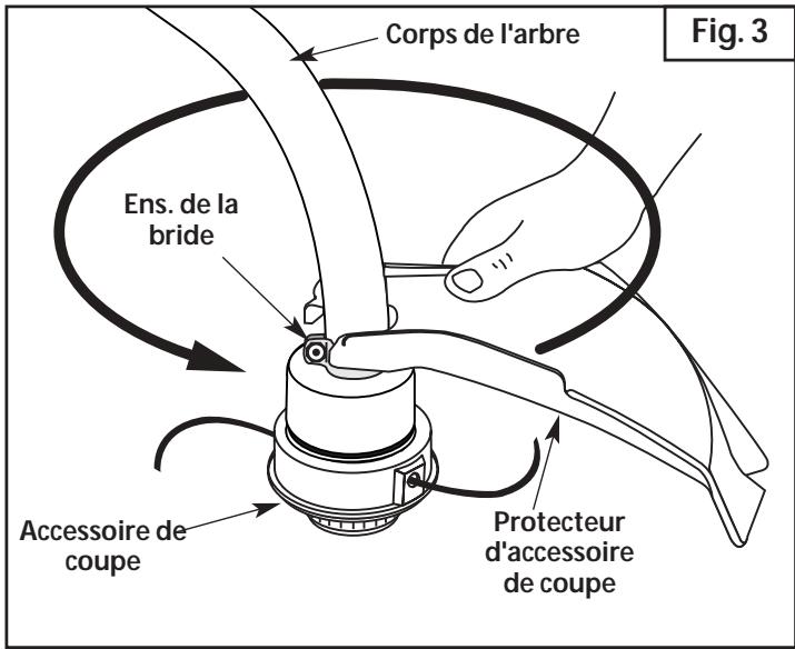MTD BL50 - Installation du protecteur d'accessoire de COUPE - 2