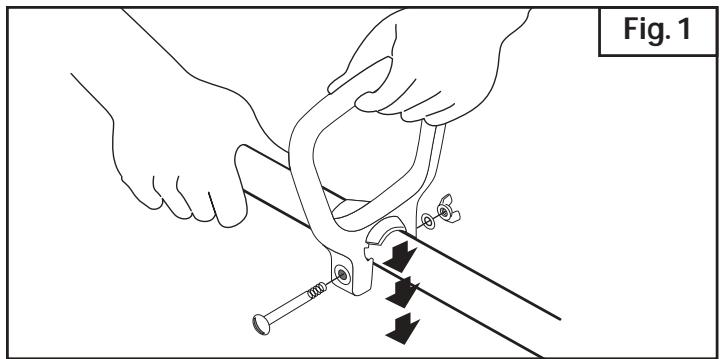 MTD BL50 - INSTALLING AND ADJUSTING THE D-HANDLE - 1