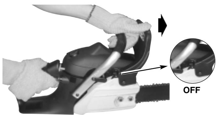 MTD EB356 - Para Probar el CHAIN BRAKE: - 2