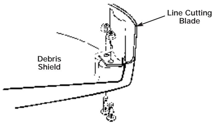 MTD MCT33360E - SHARPENING THE LINE CUTTING BLADE - 1