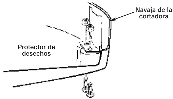 MTD MCT333707 - AFILADO DE LA NAVAJA DEL PROTECTOR DE DESECHOS - 1