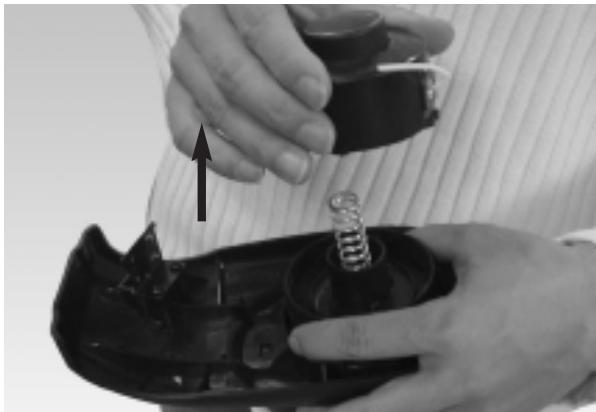 MTD 25P - REPLACE THE SPOOL OF NYLON LINE - 2