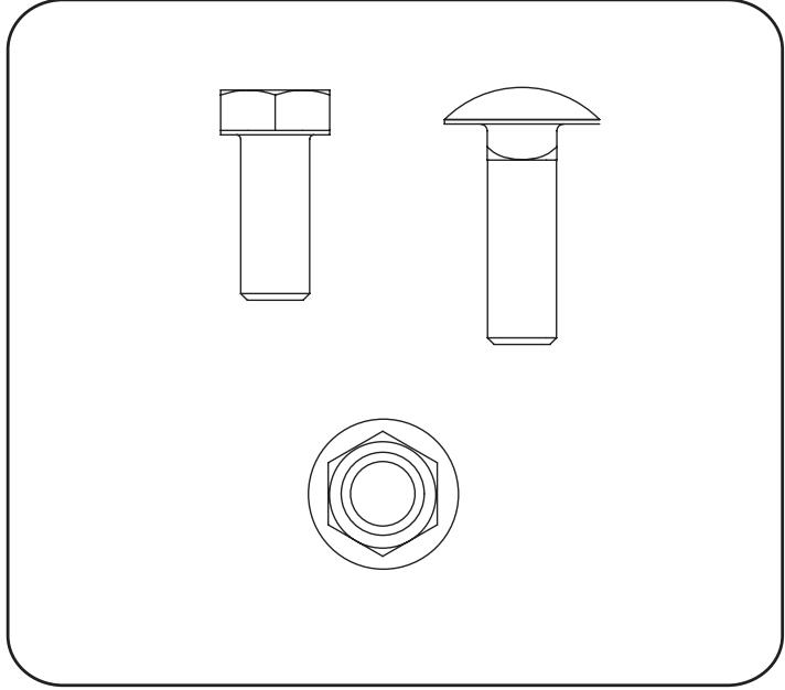 MTD OEM-190-182A - CONTENIDO DEL PAQUETE DE ELEMENTOS DE FERRETERIA - 1