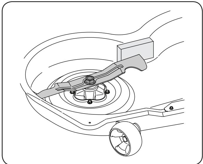 MTD OEM-190-182A - Colocacion de cuchillas - 2