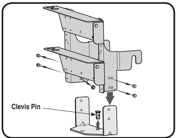 MTD OHD-190-180 - Attaching The Bracket Assembly - 2