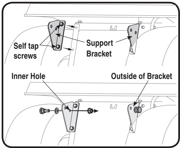 MTD OHD-190-180 - Attaching The Bracket Assembly - 1