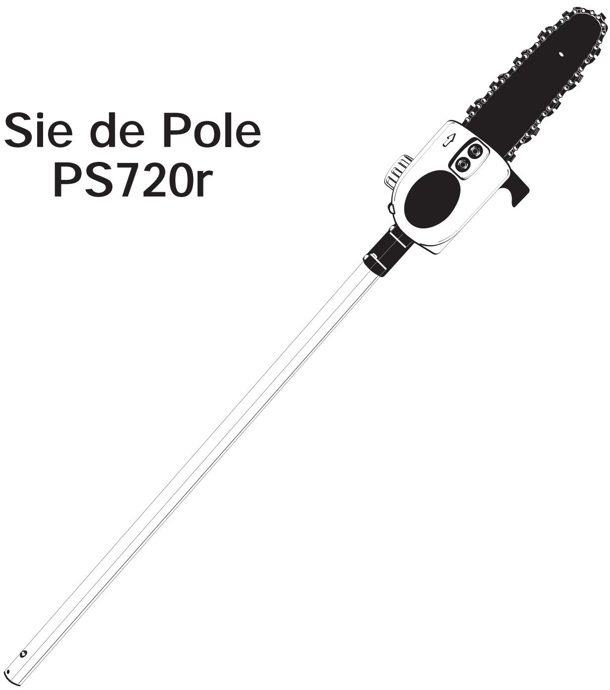 MTD PS720R - Manuel de l'utilisateur - 1