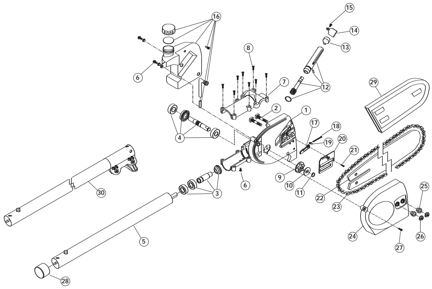 MTD PS720R - POLE SAW ADD-ON - 1