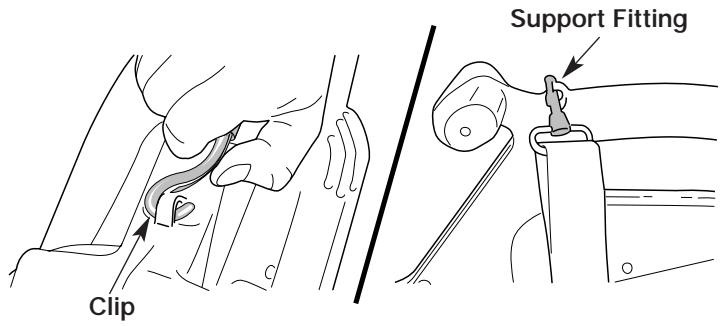 MTD RGBV3100 - INSTALLING THE SHOULDER HARNESS (Optional) - 3