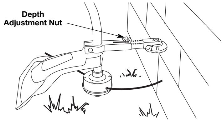 MTD TB10CS - USING THE EDGER AS A DEPTH GUIDE - 1