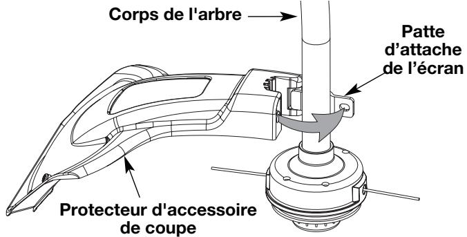 MTD TB10CS - INSTALLATION DU PROTECTEUR D'ACCESSOIRE DE COUPE - 2