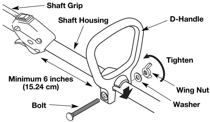 MTD TB10CS - INSTALL AND ADJUST THE D-HANDLE - 1