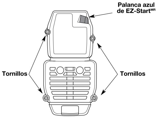 MTD TB10CS - Remoción de la cubierta del silenciador/ filtro de aire - 2