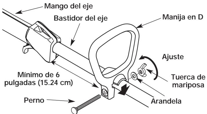 MTD TB15CS - INSTALLACION Y AJUSTE DE LA MANIJA EN D - 1