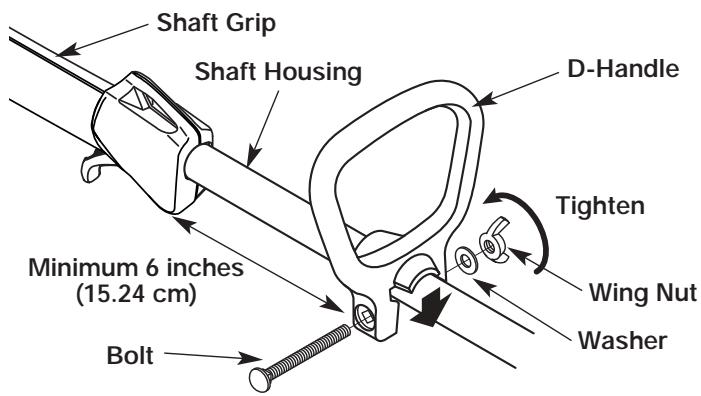 MTD TB15CS - INSTALL AND ADJUST THE D-HANDLE - 1