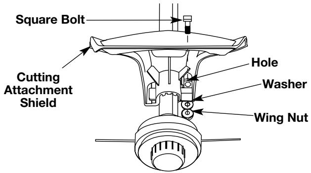 MTD TB20DC - INSTALL THE CUTTING ATTACHMENT SHIELD - 4