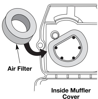 MTD TB20DC - Cleaning the Air Filter - 1