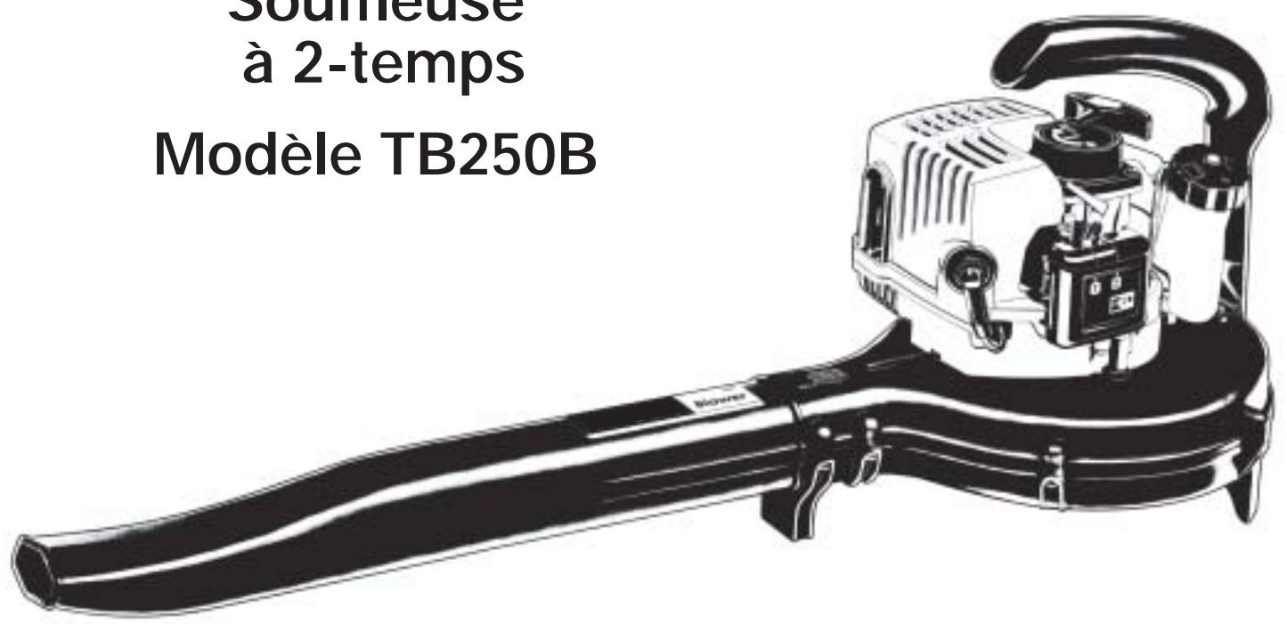 MTD TB250 - Manuel de l'utilisateur - 1