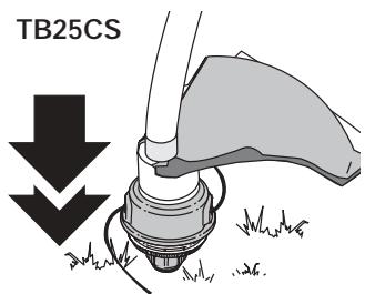 MTD TB25CS - ADJUSTING TRIMMING LINE LENGTH - 2
