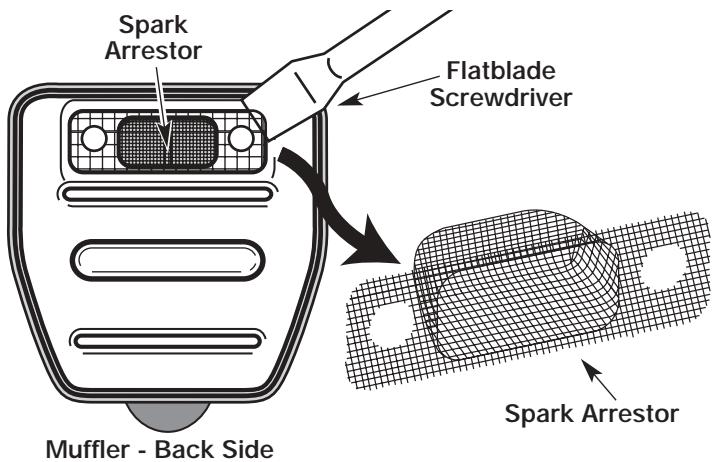 MTD TB25CS - SPARK ARRESTOR MAINTENANCE - 4