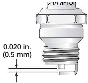 MTD TB25CS - REPLACING THE SPARK PLUG - 2