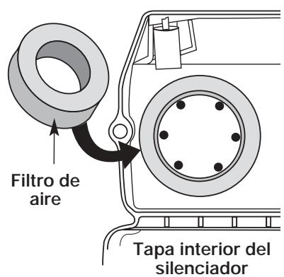MTD TB320BV - Limpieza del Filtro de Aire - 1