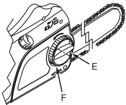 MTD TB3516 - SAW CHAIN TENSION ADJUSTMENT - 5