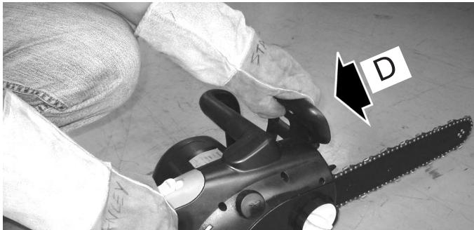 MTD TB3516 - SAW CHAIN TENSION ADJUSTMENT - 4