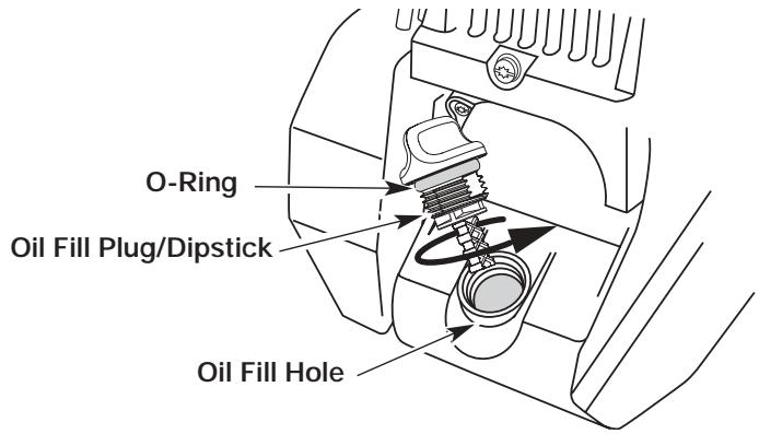 MTD TB425CS - CHECKING THE OIL LEVEL - 3