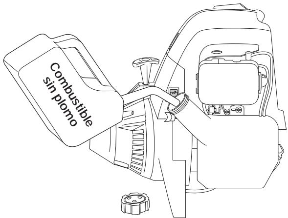 MTD TB425CS - CARGA DE COMBUSTIBLE EN LA UNIDAD - 3