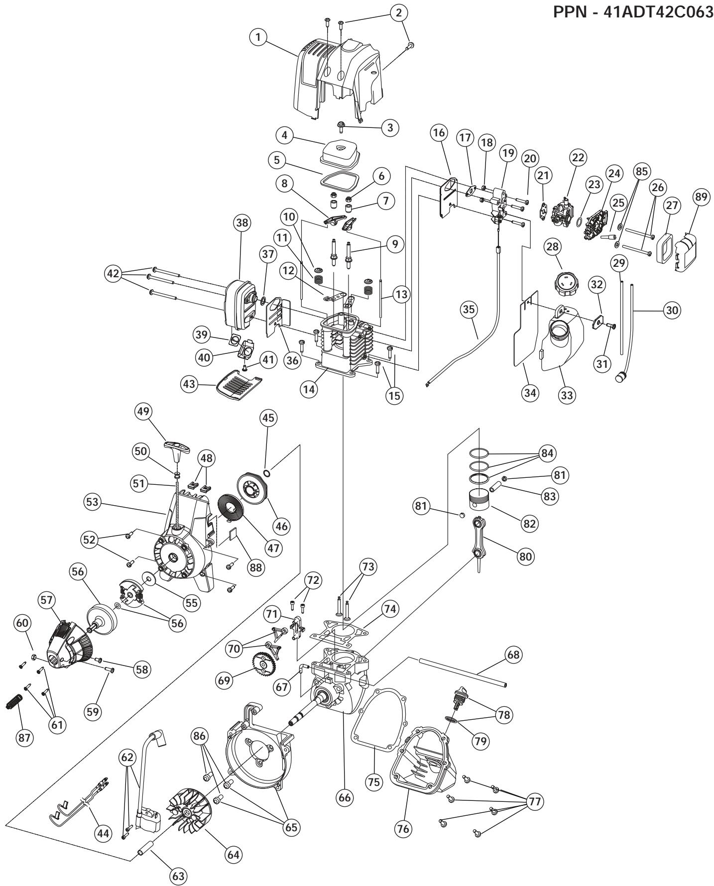 MTD TB425CS - Cobertura de Garantía del Fabricante - 1