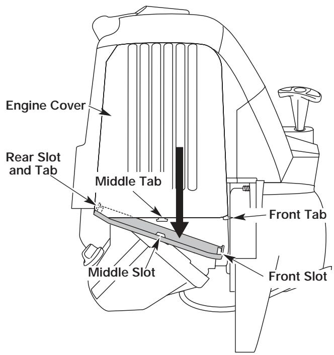 MTD TB425CS - Adjust Idle Speed Screw - 4