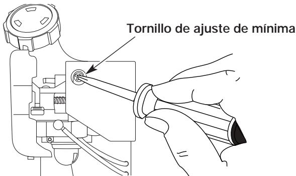 MTD TB425CS - Ajuste del Tornillo de Velocidad Minima - 3
