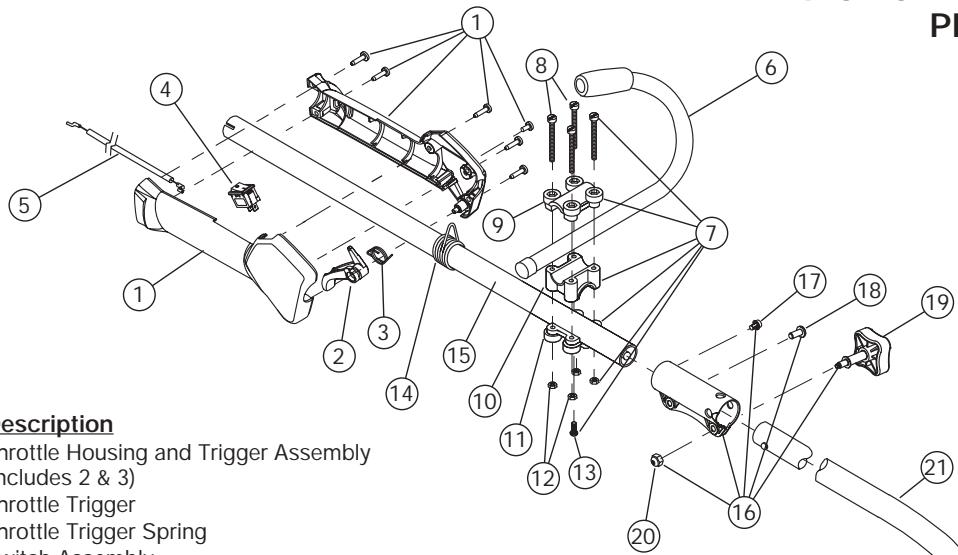 MTD TB425CS - 4-CYCLE GAS TRIMMER - 1
