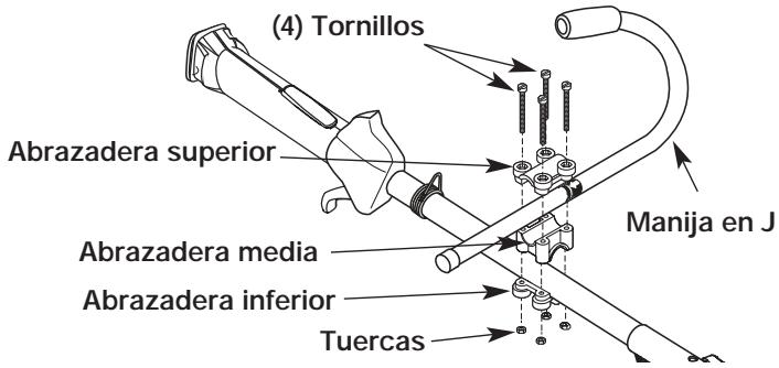 MTD TB490BC - INSTALLACION Y AJUSTE DE LA MANIJA EN J - 1