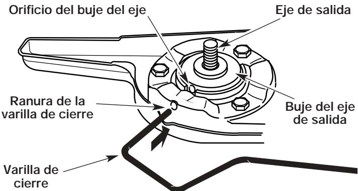 MTD TB490BC - Remoción del accesorio de corte - 1