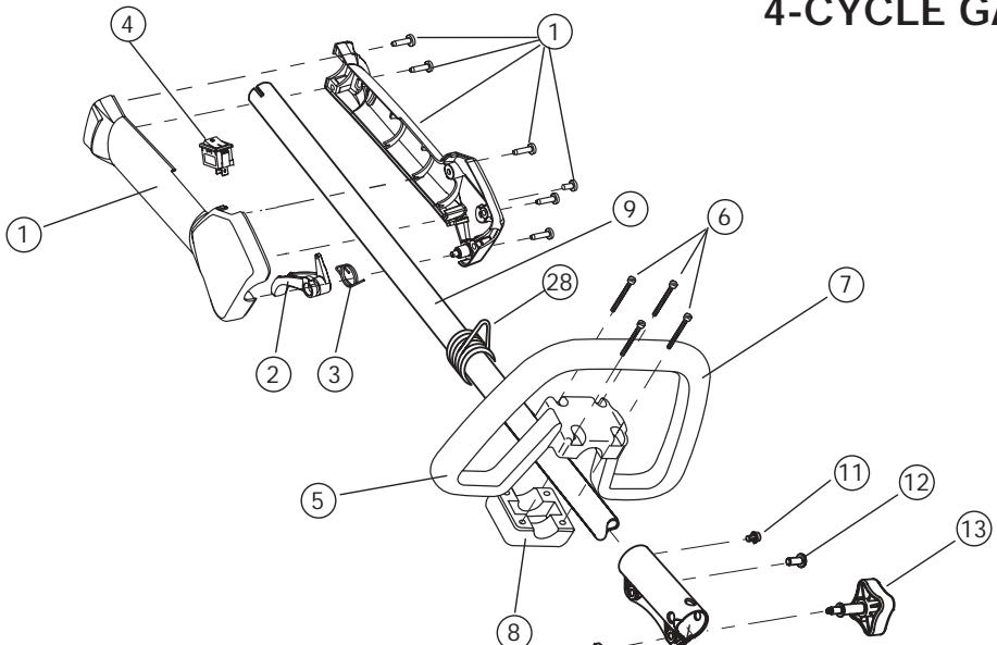 MTD TB490BC - 4-CYCLE GAS TRIMMER - 1