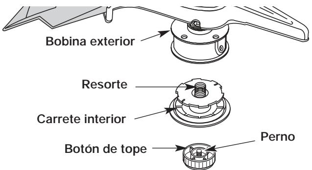 MTD TB490BC - Bobinado del carrete interior existente - 1