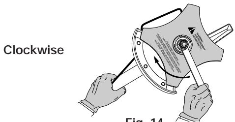 MTD TB490BC - Remove the Cutting Blade - 1