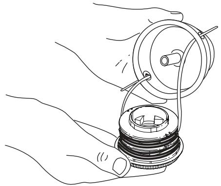 MTD TB490BC - INSTALLING A PRE-WOUND REEL - 2