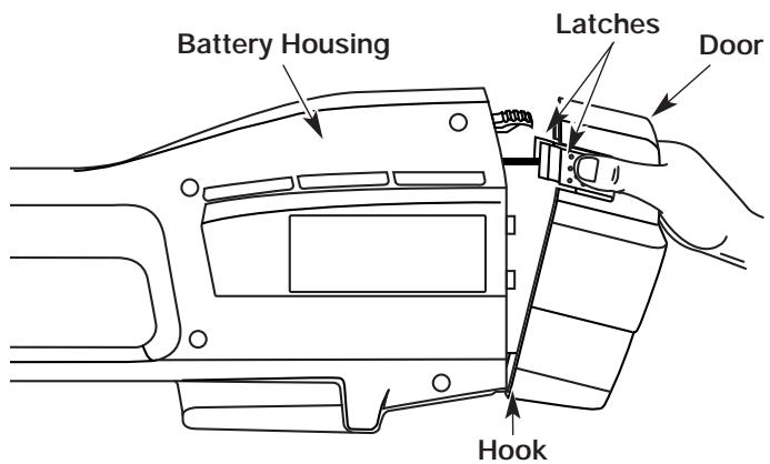 MTD TB55B - Removing the Battery - 1