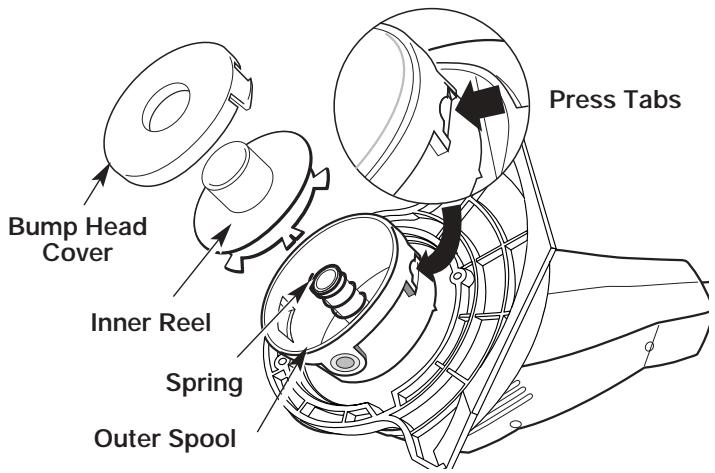 MTD TB55B - Winding the Existing Reel - 1