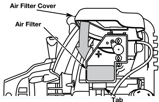 MTD TB575SS - Cleaning the Air Filter - 5