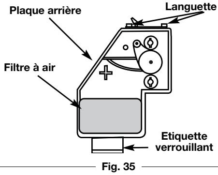 MTD TB575SS - Nettoyage du filtre à air - 2