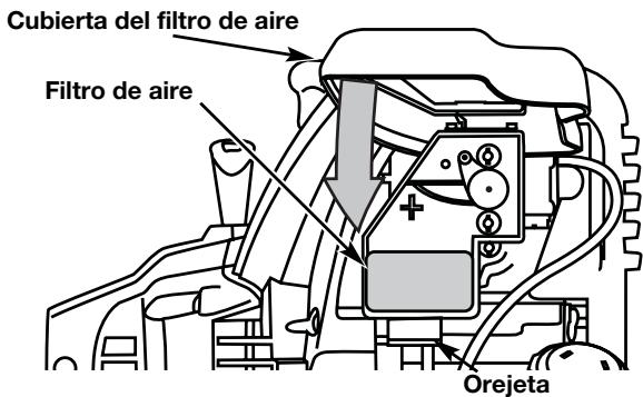MTD TB575SS - Limpieza del filtró de aire - 6