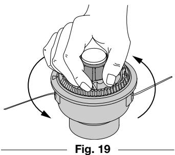 MTD TB575SS - Winding the Inner Reel With New Line - 5